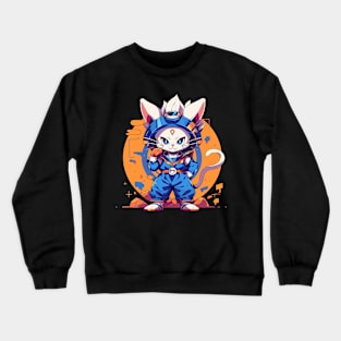 Whiss cosplay cat Crewneck Sweatshirt